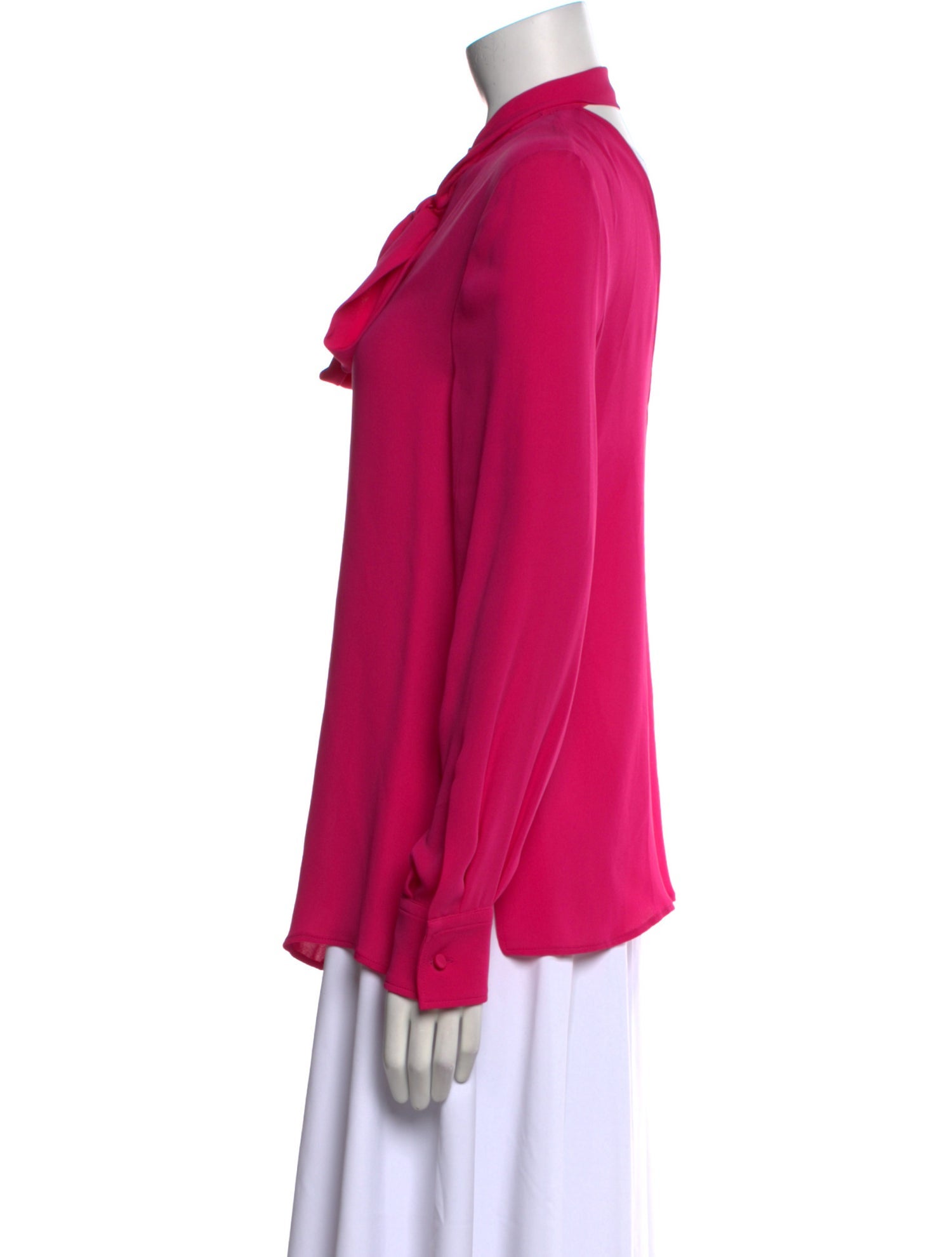 Valentino Silk Mock Neck Blouse w/ Tags