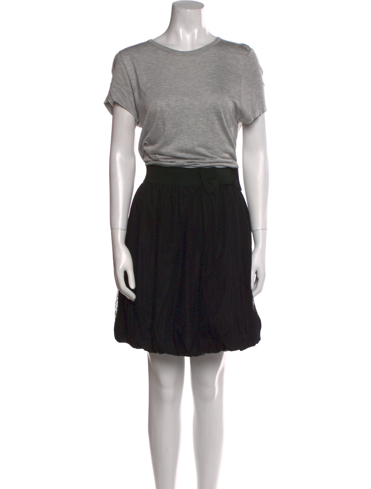 Valentino Crew Neck Knee-Length Dress