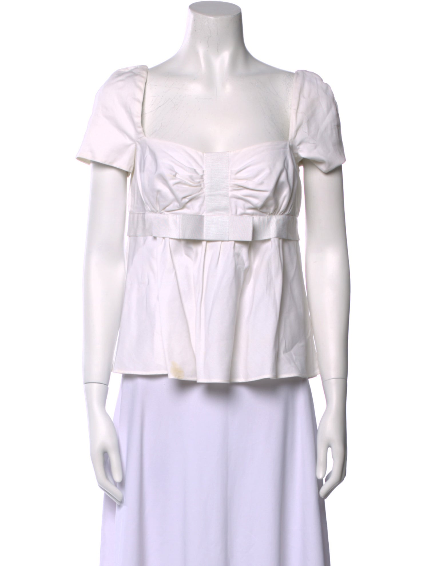 Valentino Vintage Square Neckline Top