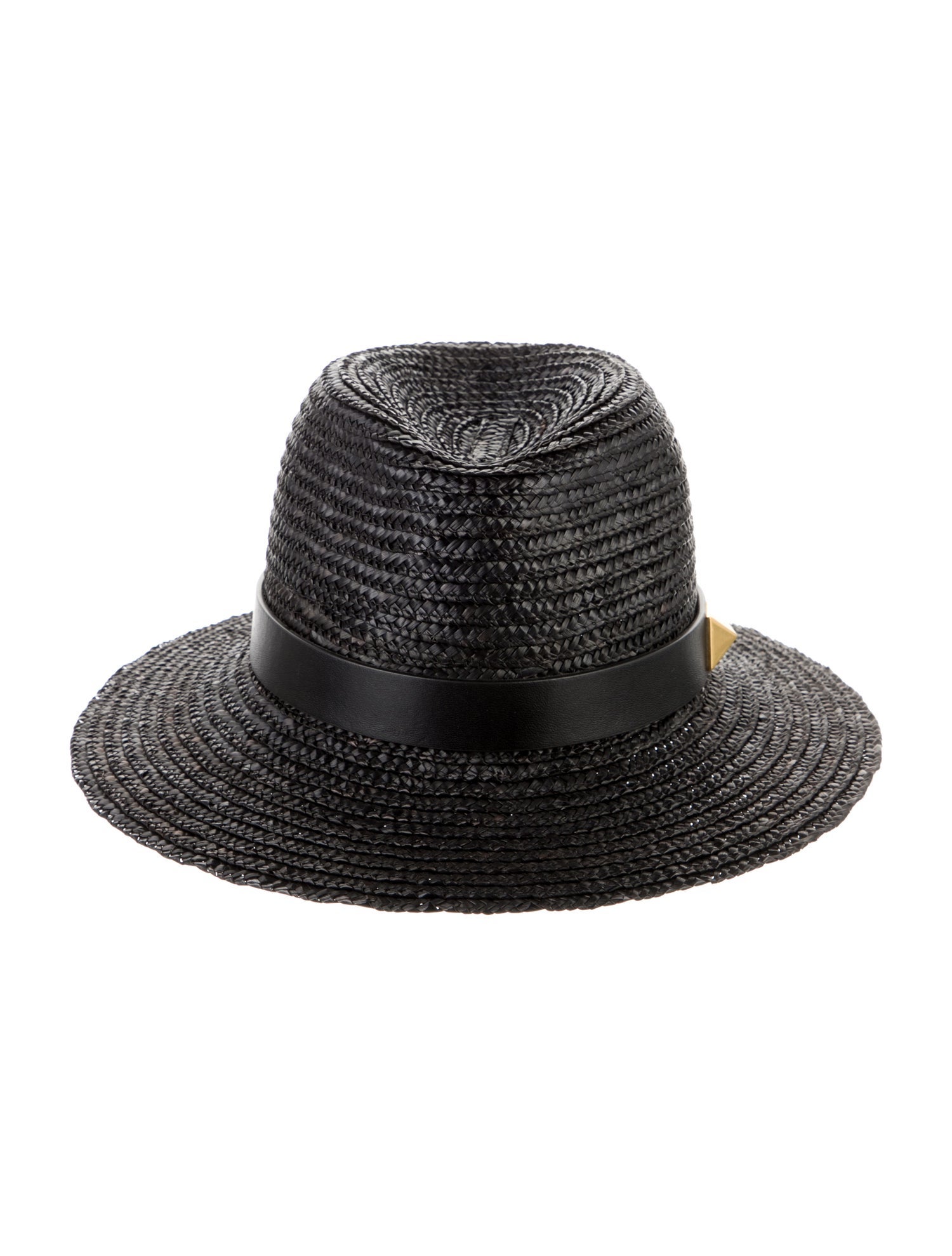 Valentino Straw Fedora Hat