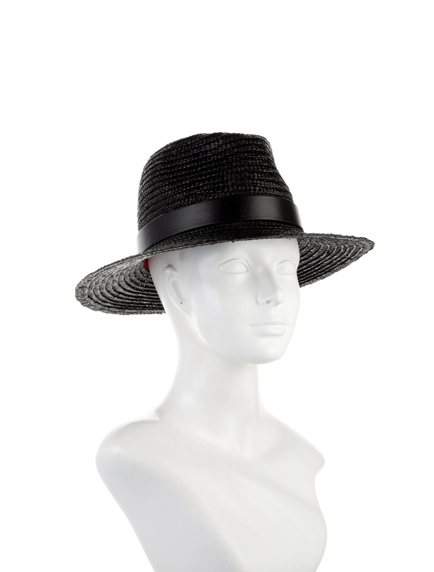 Valentino Straw Fedora Hat