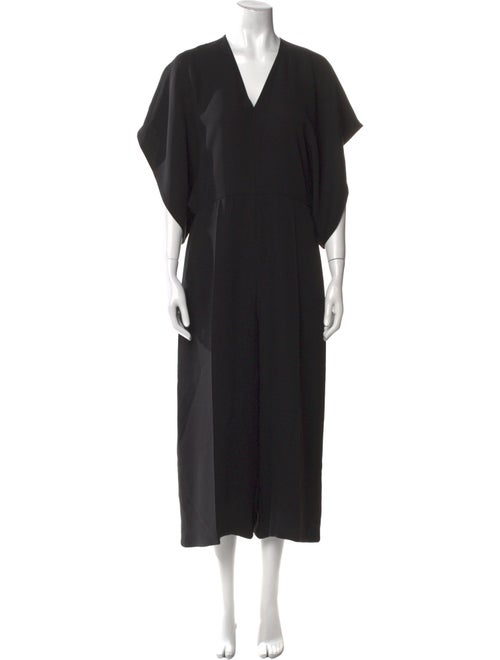 Valentino Silk V-Neck Jumpsuit