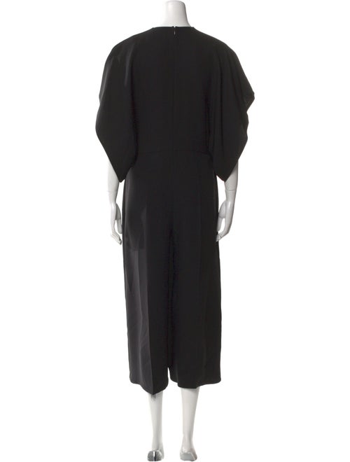 Valentino Silk V-Neck Jumpsuit