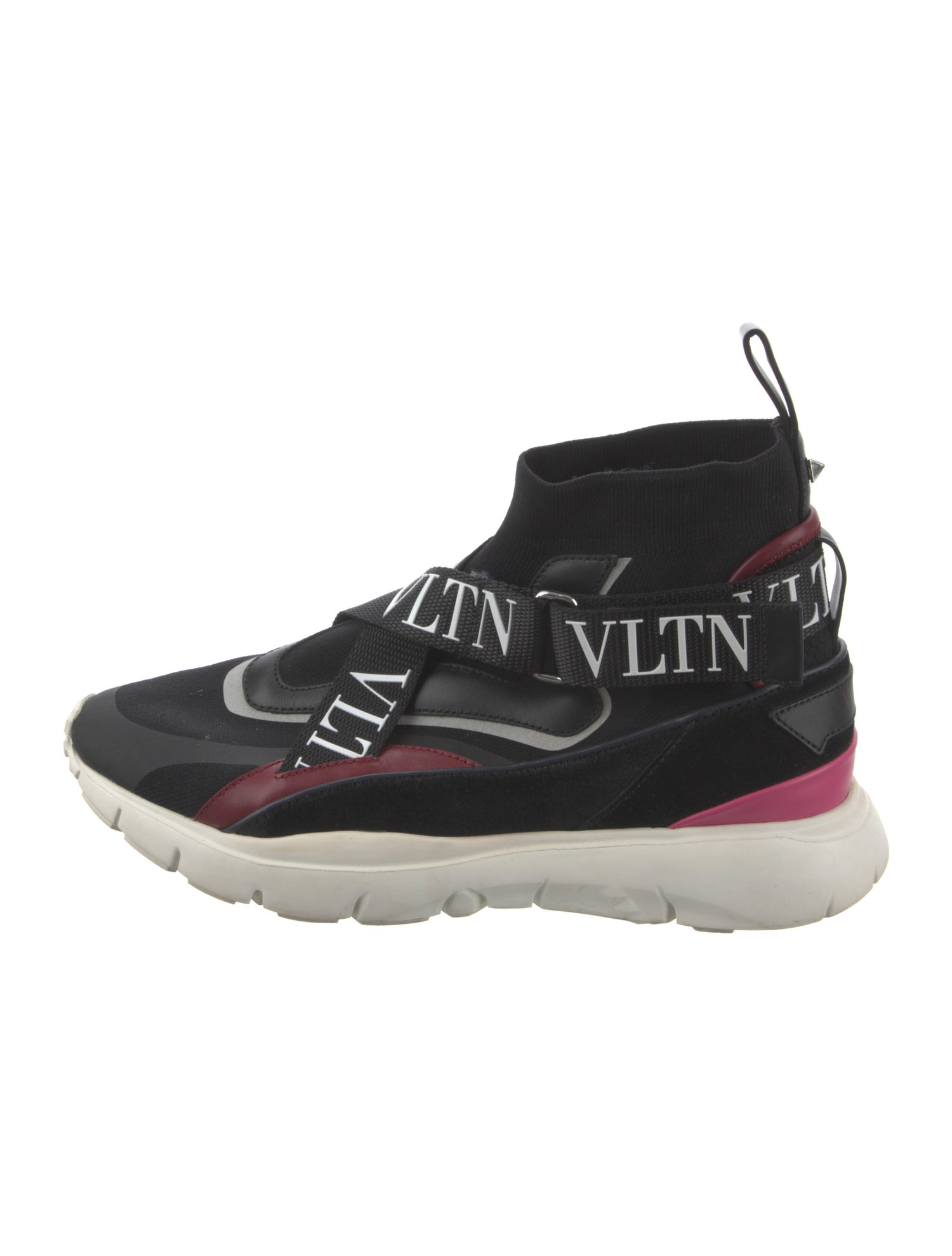 Valentino Rockstud Accents Sock Sneakers