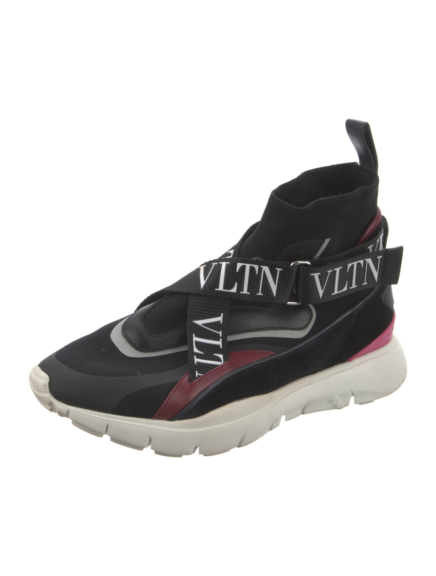 Valentino Rockstud Accents Sock Sneakers