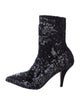 Valentino Sequins Sequin Embellishments Sock Boots