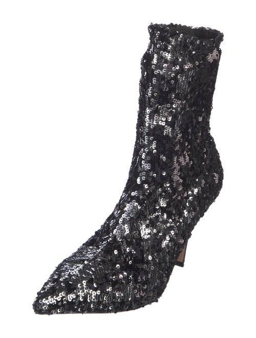 Valentino Sequins Sequin Embellishments Sock Boots