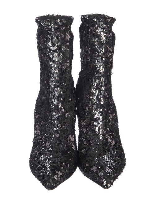 Valentino Sequins Sequin Embellishments Sock Boots