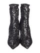 Valentino Sequins Sequin Embellishments Sock Boots