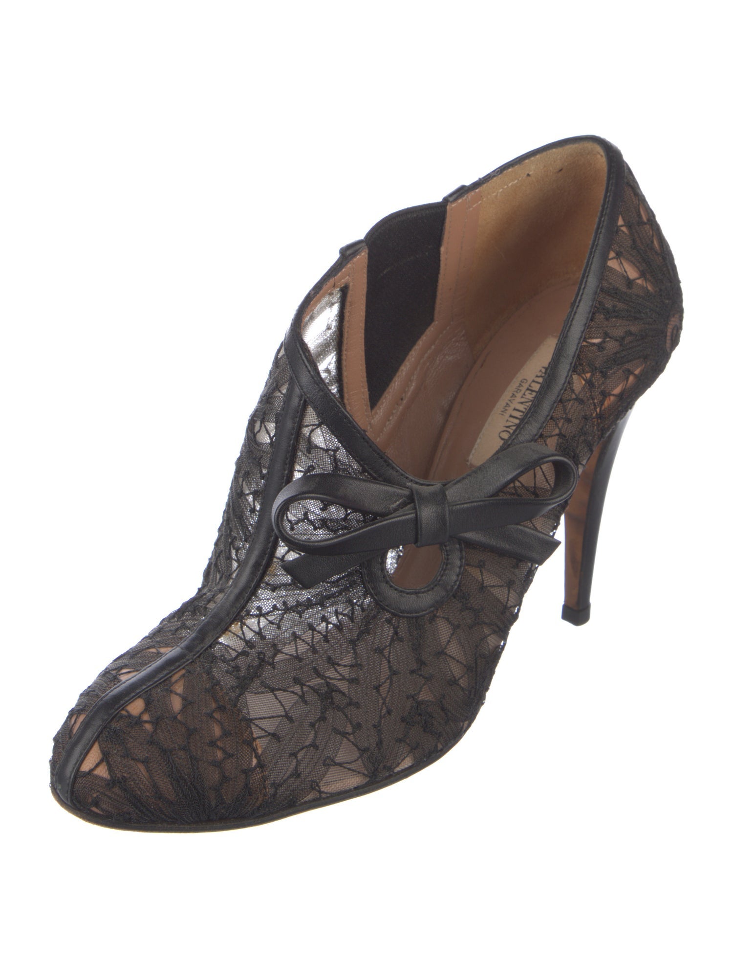 Valentino Lace Lace Pattern Pumps