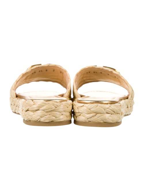 Valentino Straw Espadrilles