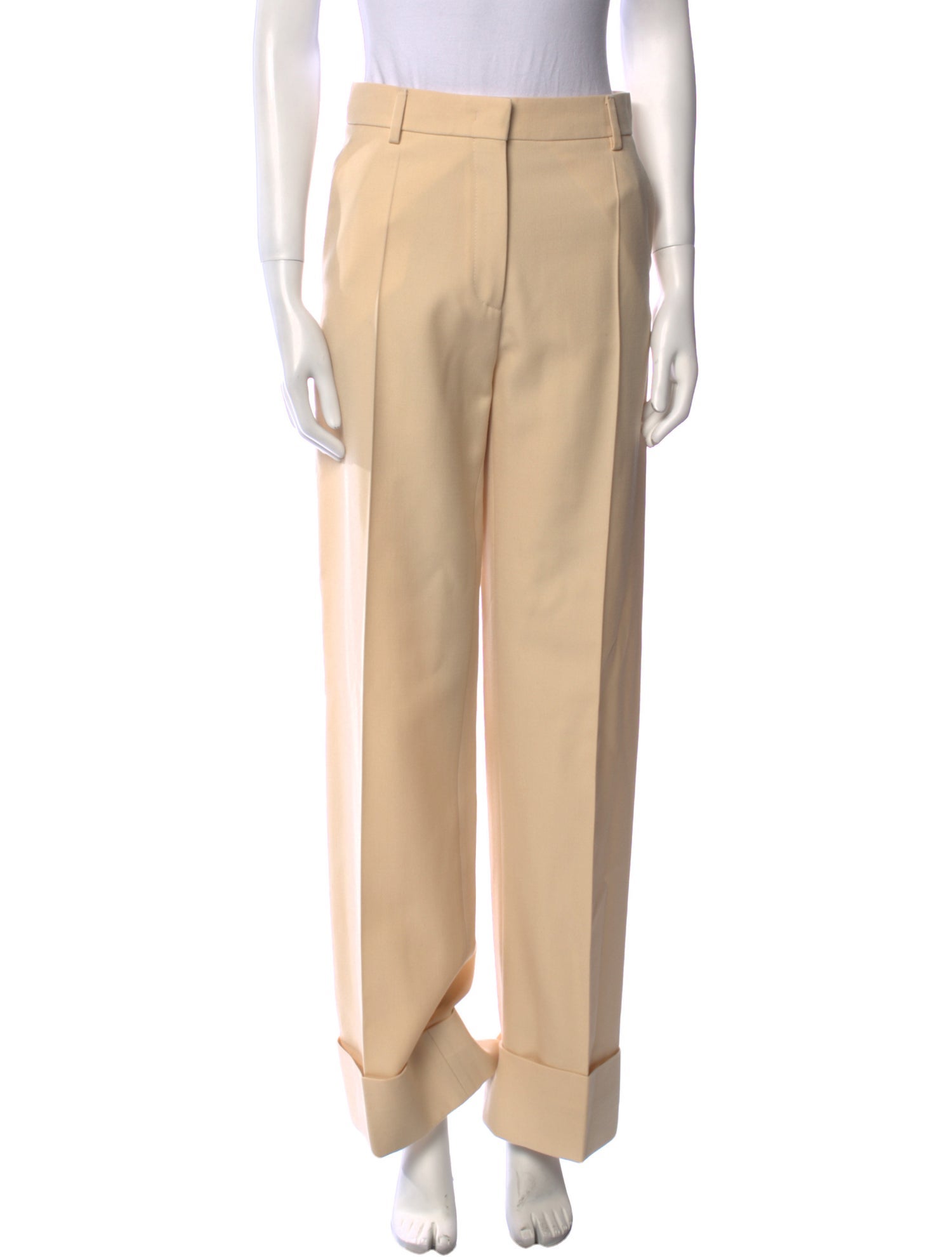 Valentino Virgin Wool Wide Leg Pants w/ Tags