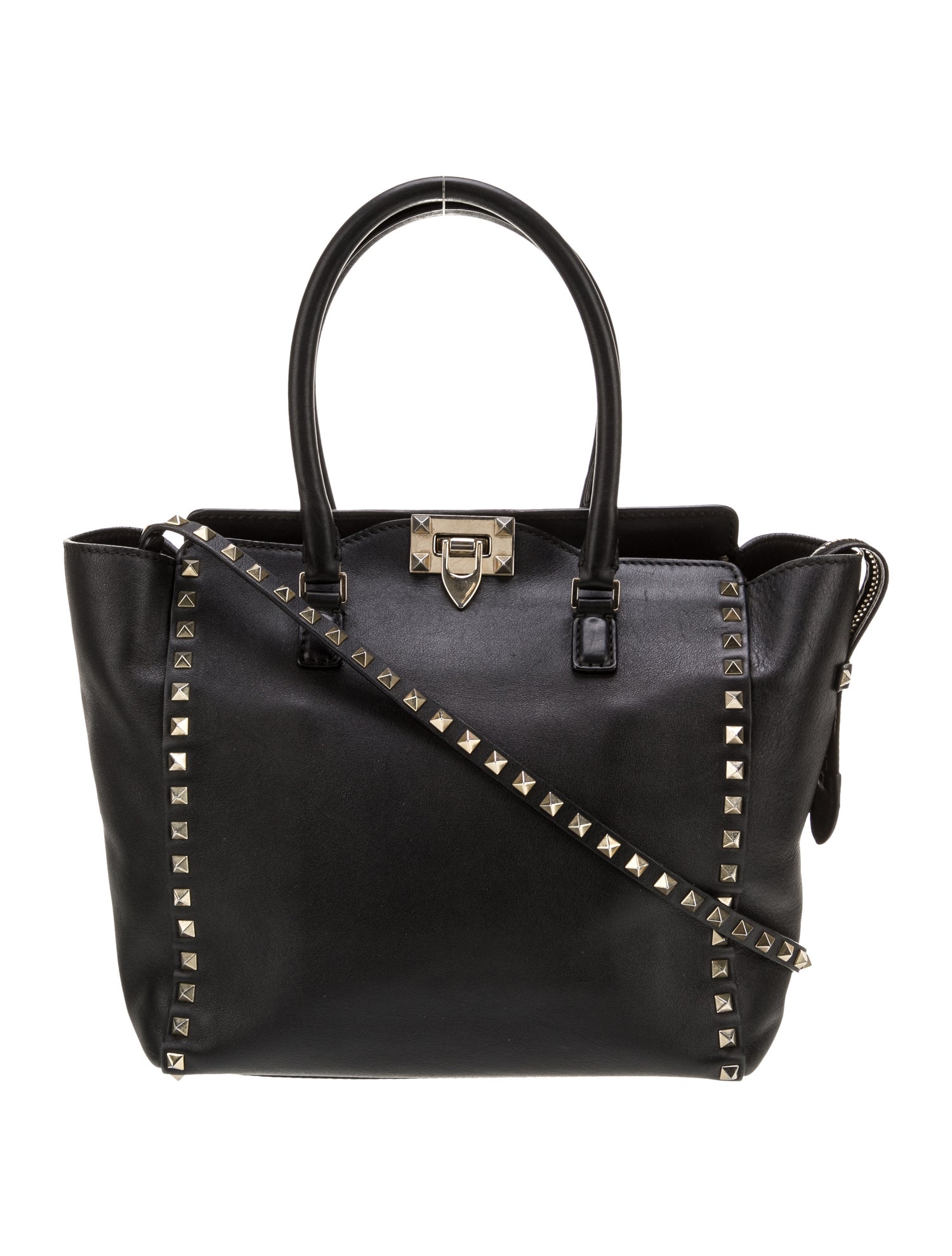 Valentino Rockstud Top Handle Bag