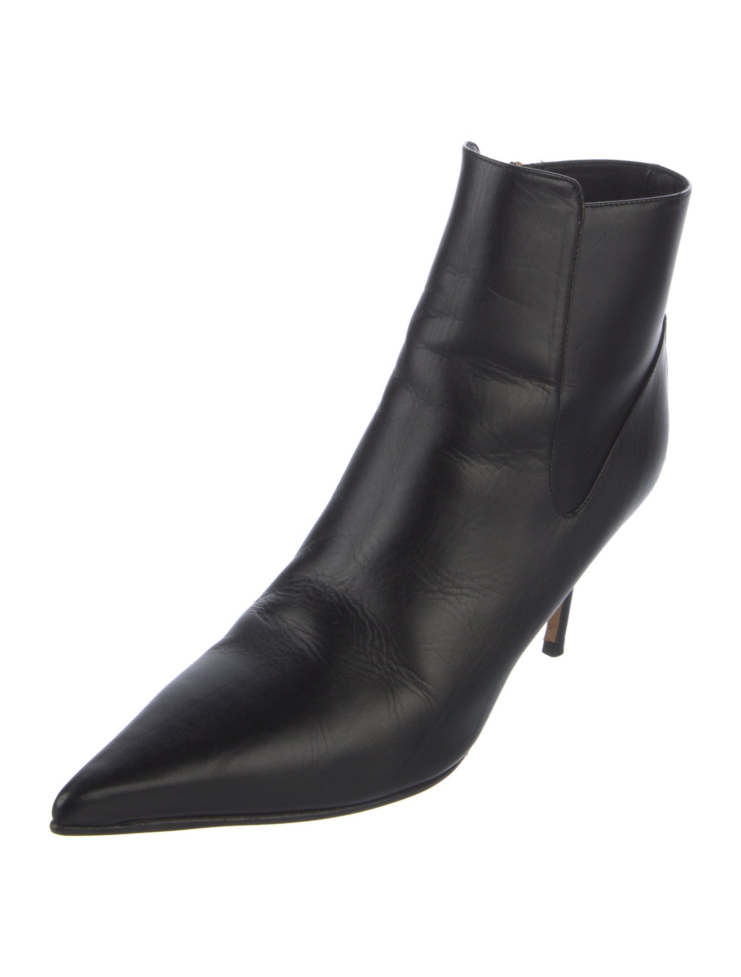 Valentino Rockstud Accents Leather Chelsea Boots