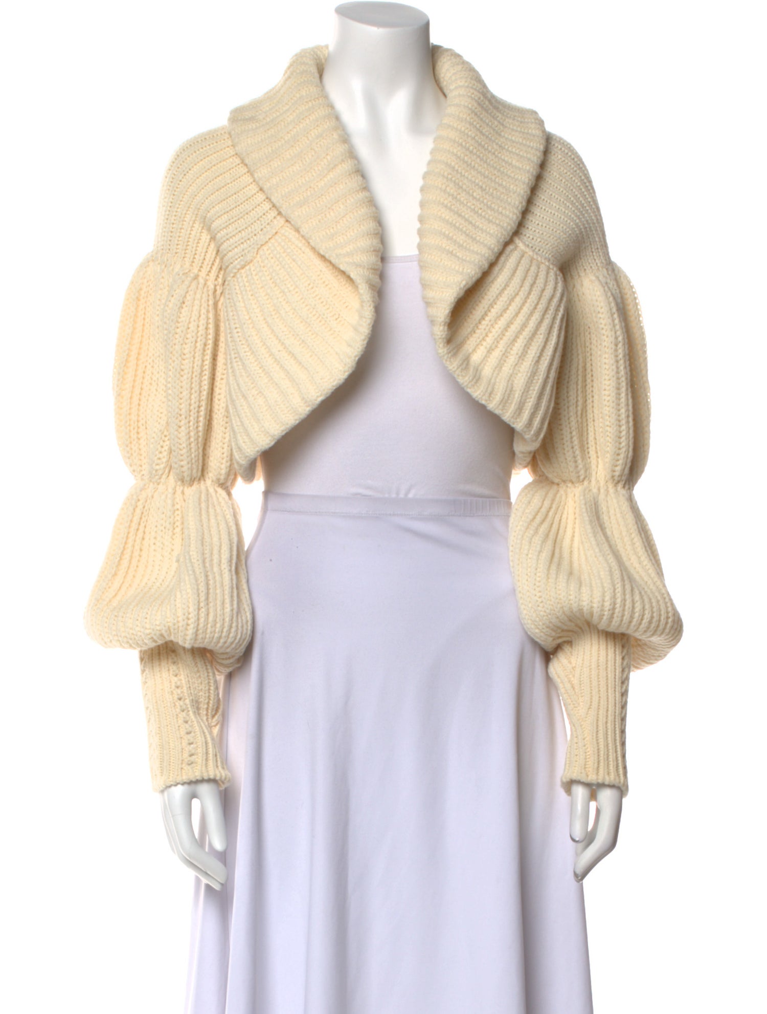 Valentino Cashmere Open Front Sweater