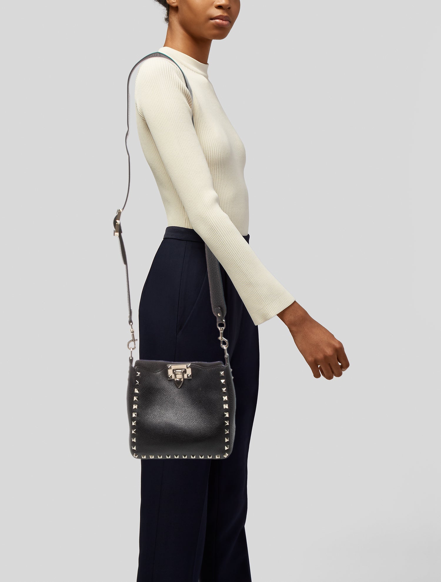 Valentino Rockstud Messenger Bag