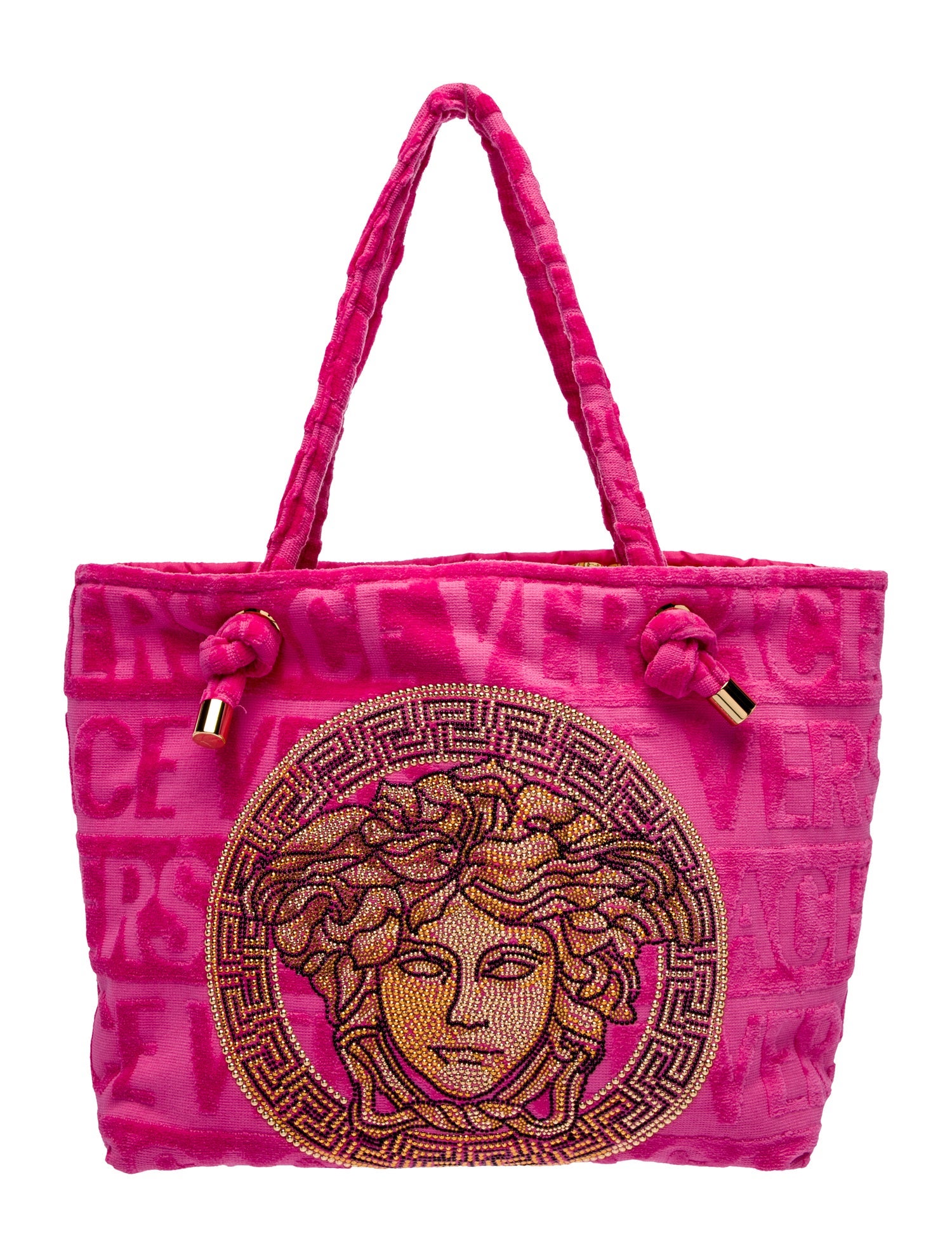 Versace Terry Cloth Tote
