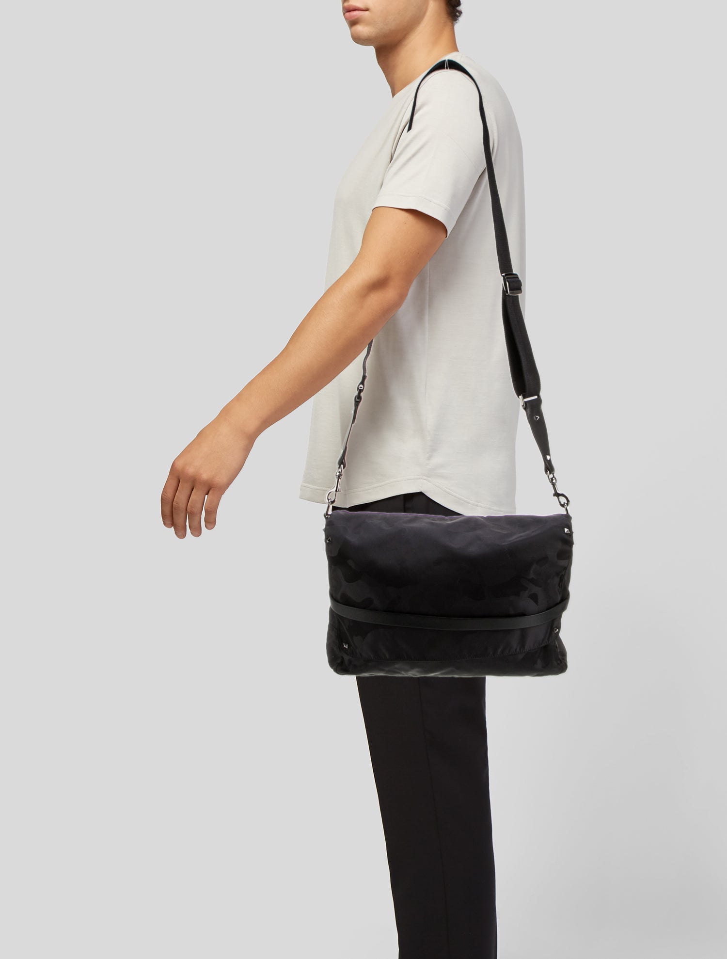 Valentino Nylon Messenger Bag