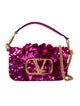 Valentino Sequins Top Handle Bag Small