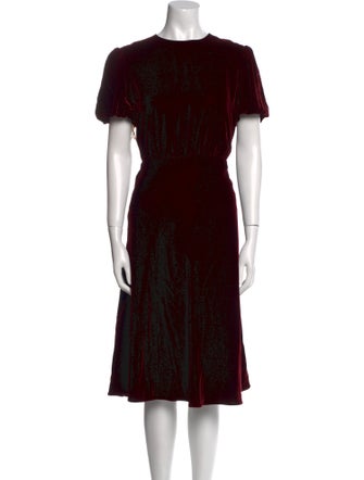 Valentino Printed Midi Length Dress