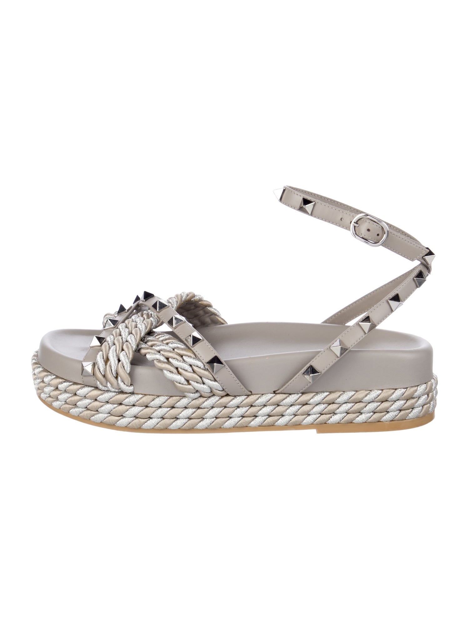 Valentino Rockstud Accents Studded Accents Espadrilles