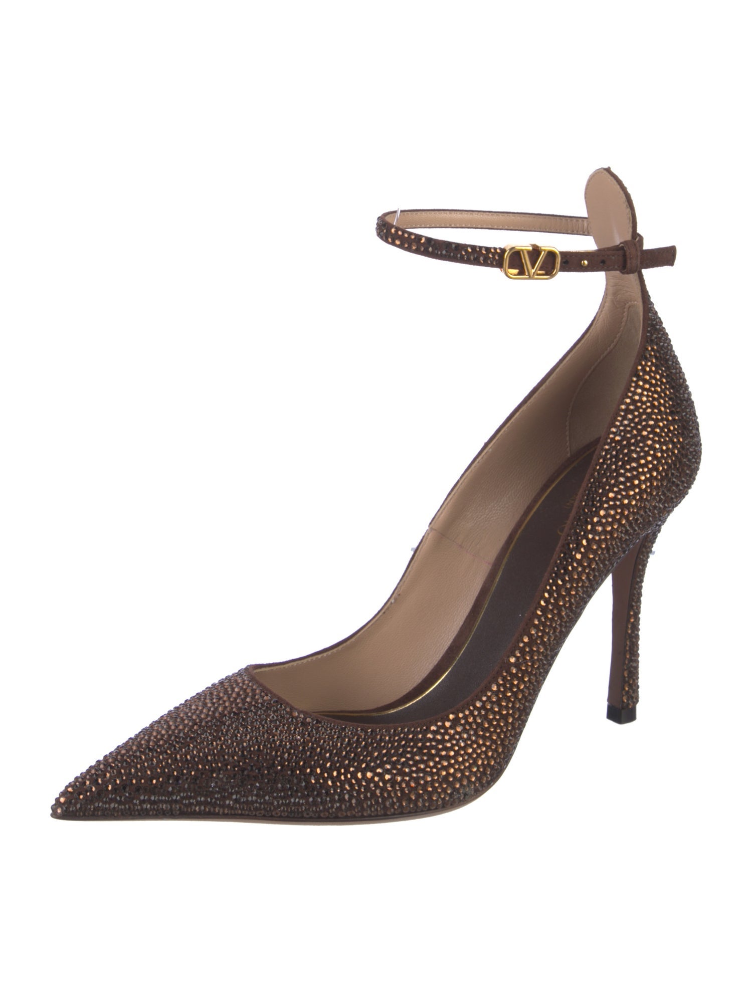 Valentino Crystal Crystal Embellishments Pumps