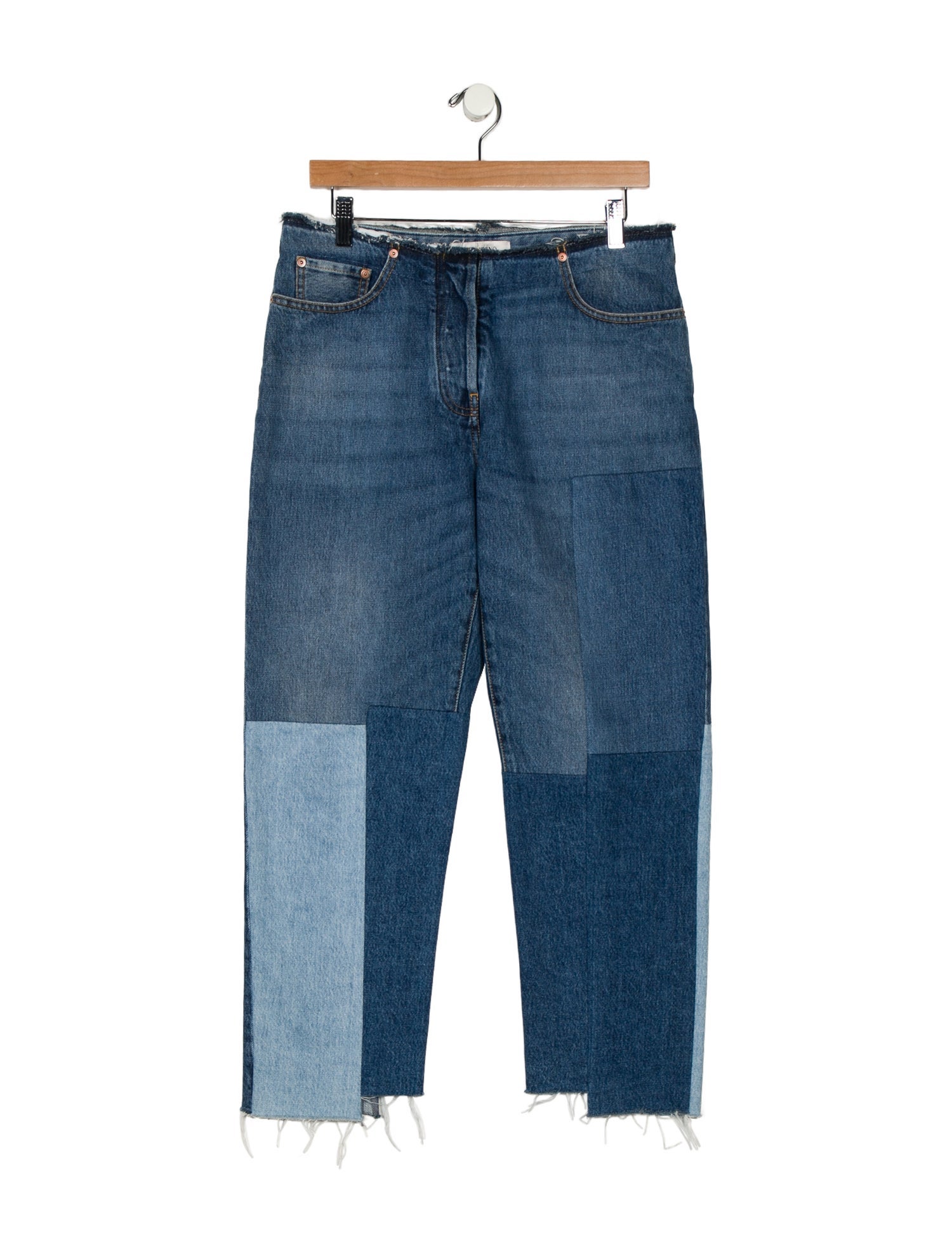 Valentino Mid-Rise Straight Leg Jeans
