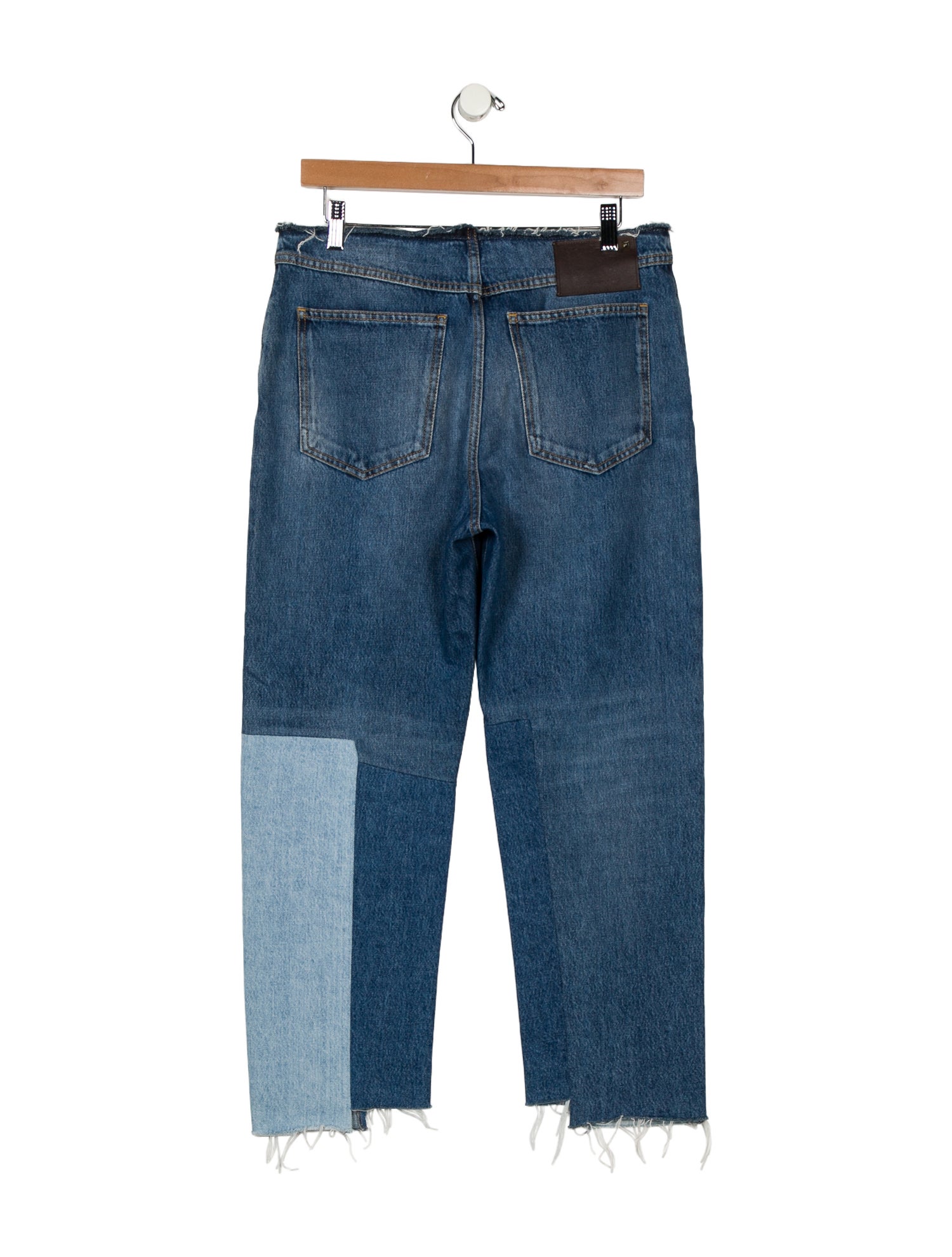 Valentino Mid-Rise Straight Leg Jeans