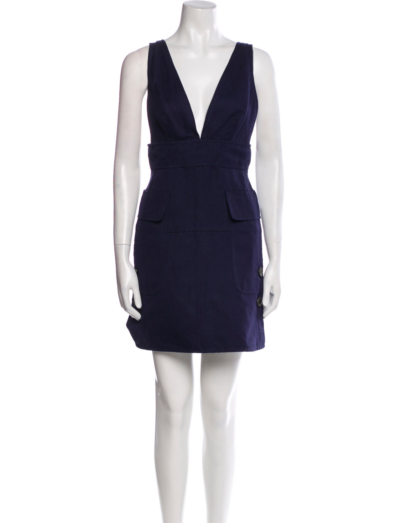 Valentino V-Neck Mini Dress w/ Tags