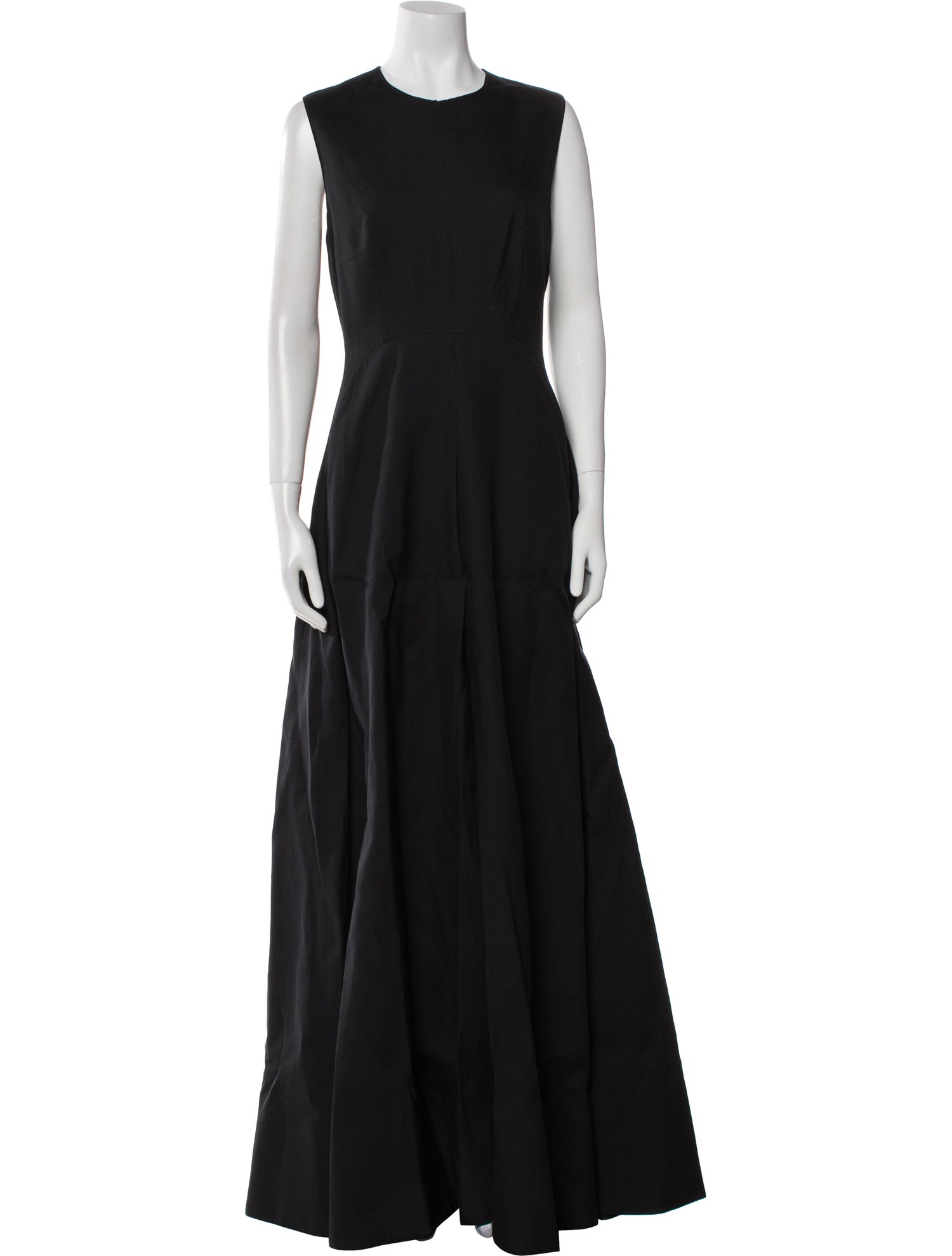 Valentino Crew Neck Long Dress