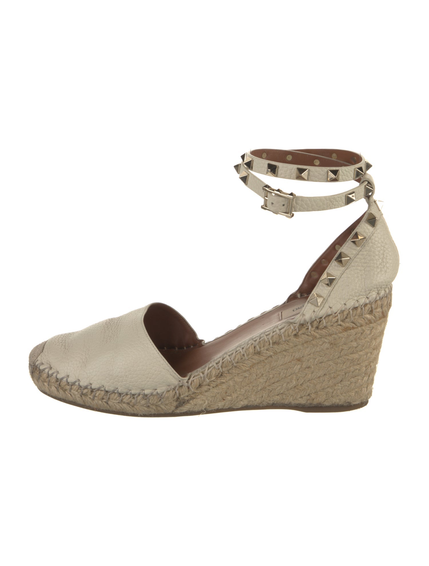 Valentino Rockstud Accents Leather D'Orsay Pumps