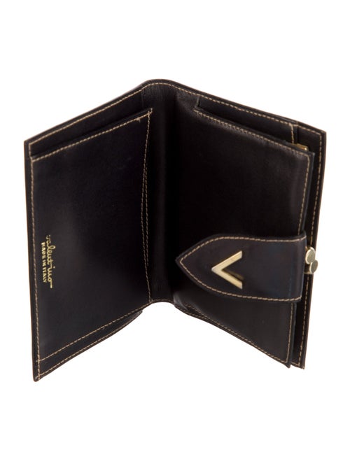 Valentino Velvet Printed Compact Wallet