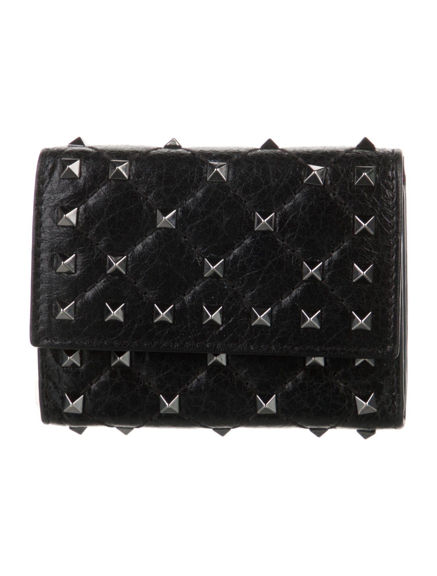 Valentino Leather Compact Wallet