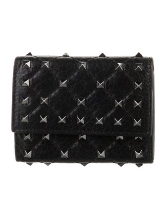 Valentino Leather Compact Wallet