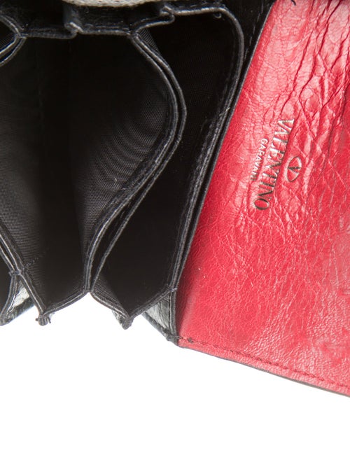 Valentino Leather Compact Wallet