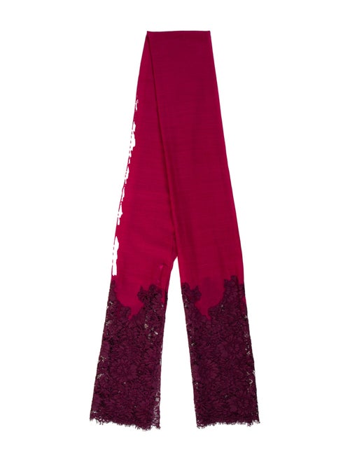 Valentino Cashmere Printed Scarf