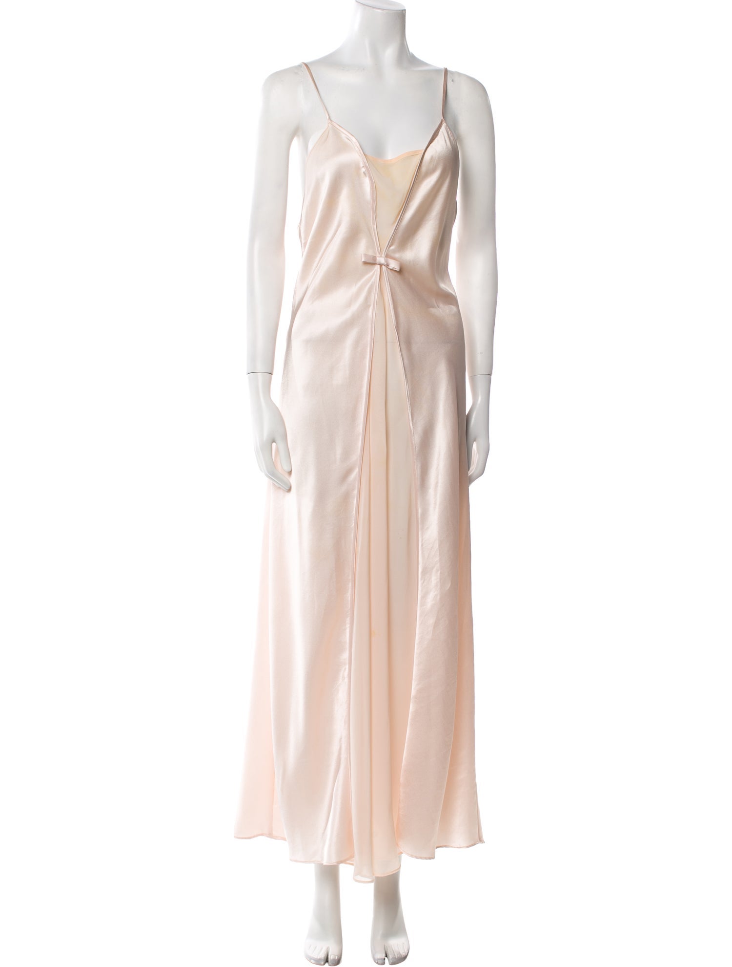 Valentino Mesh Accents Nightgown