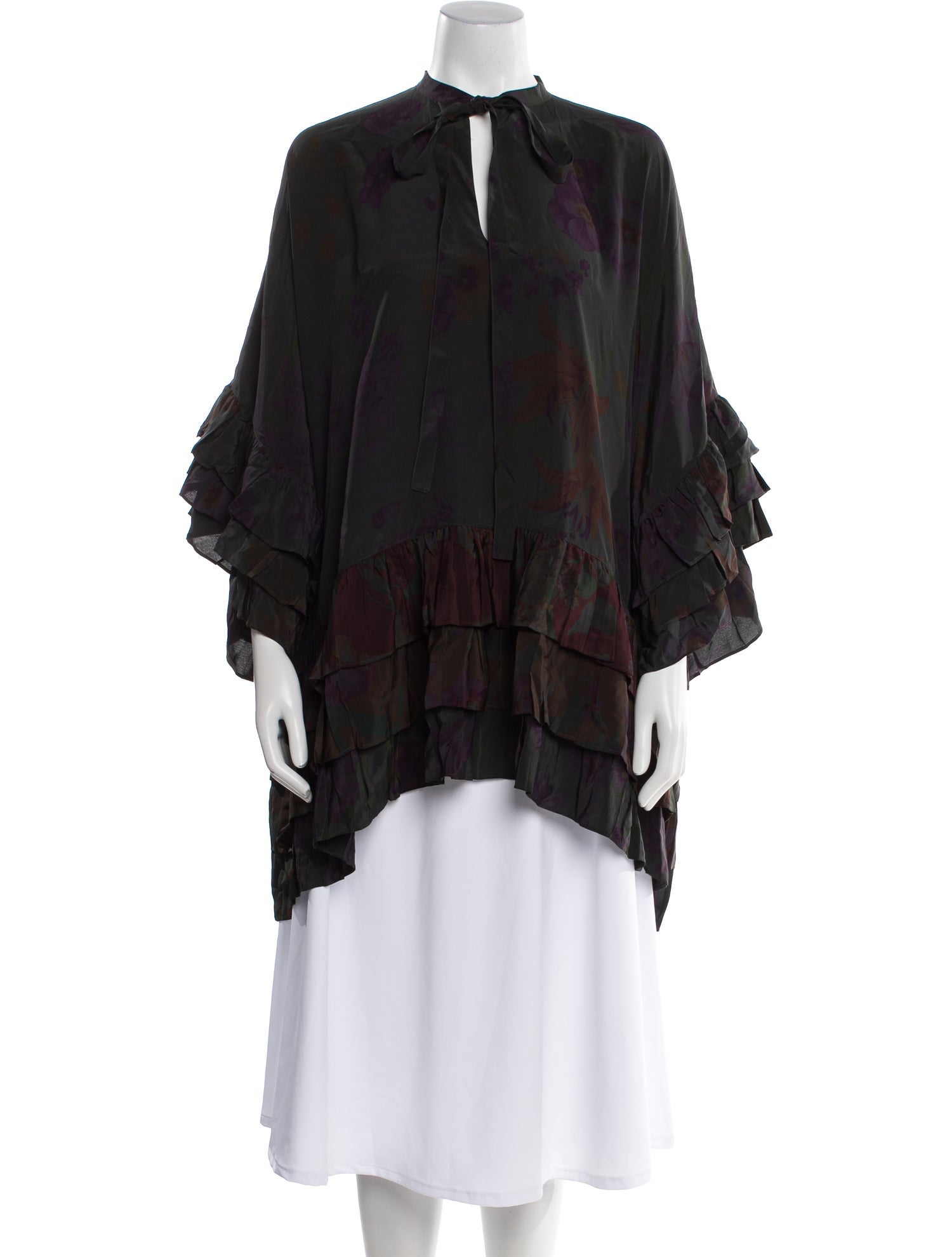 Valentino Silk Printed Tunic w/ Tags