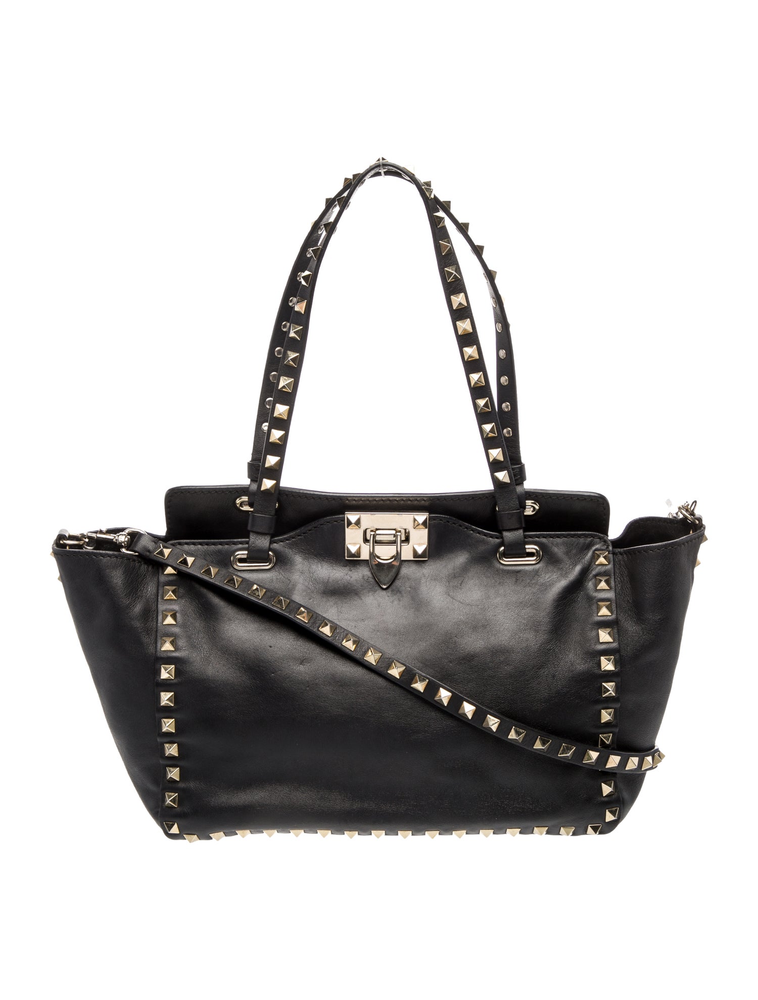 Valentino Rockstud Top Handle Bag