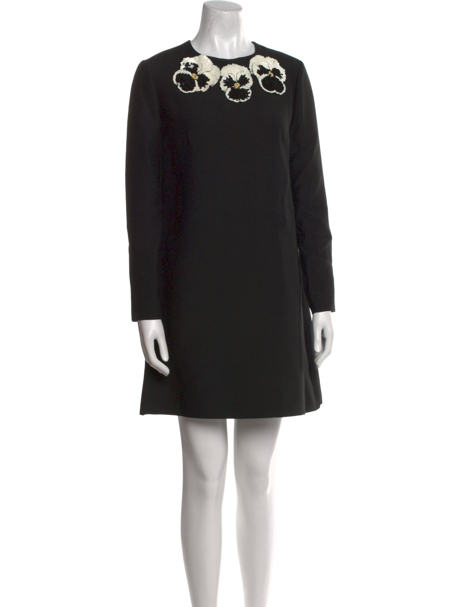 Valentino Virgin Wool Mini Dress