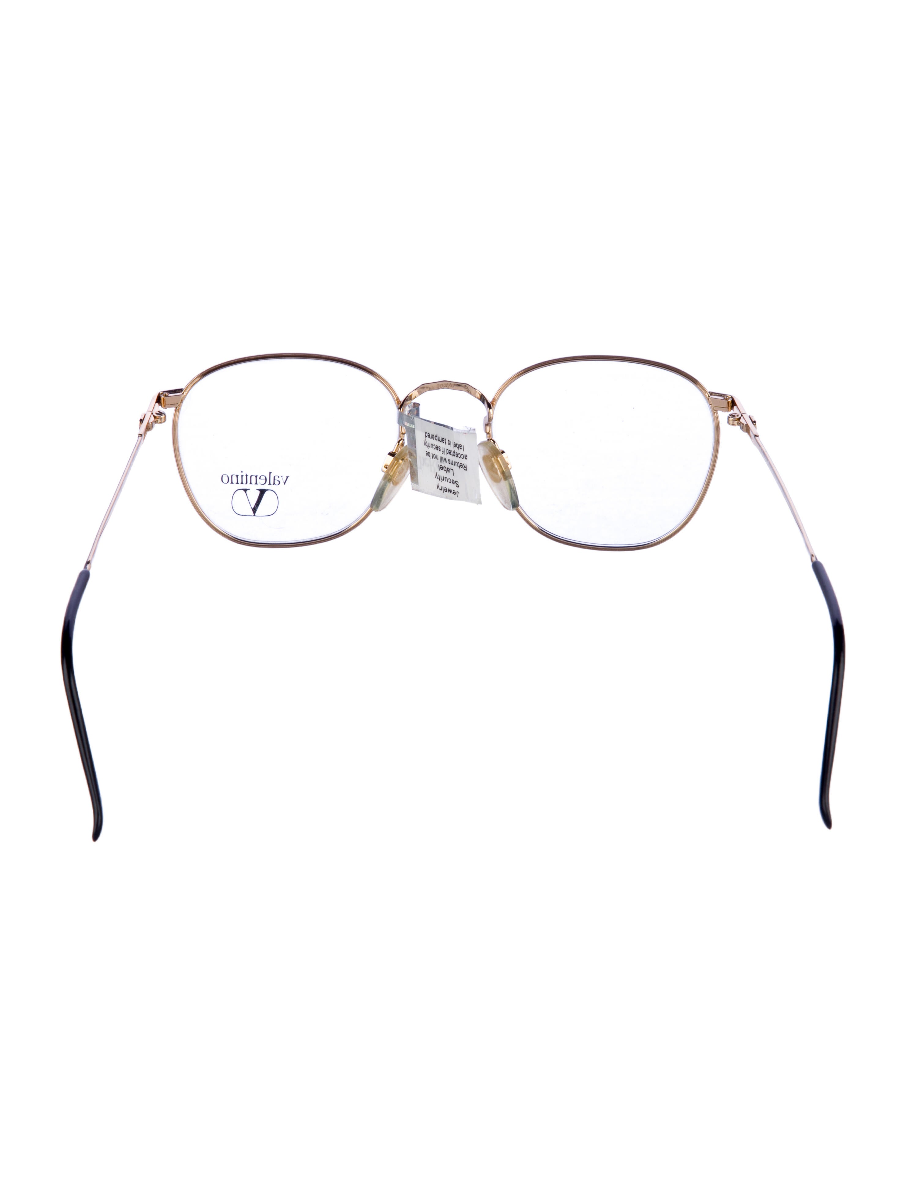 Valentino Rockstud Accents Round Eyeglasses