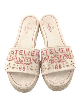 Valentino Canvas Printed Espadrilles