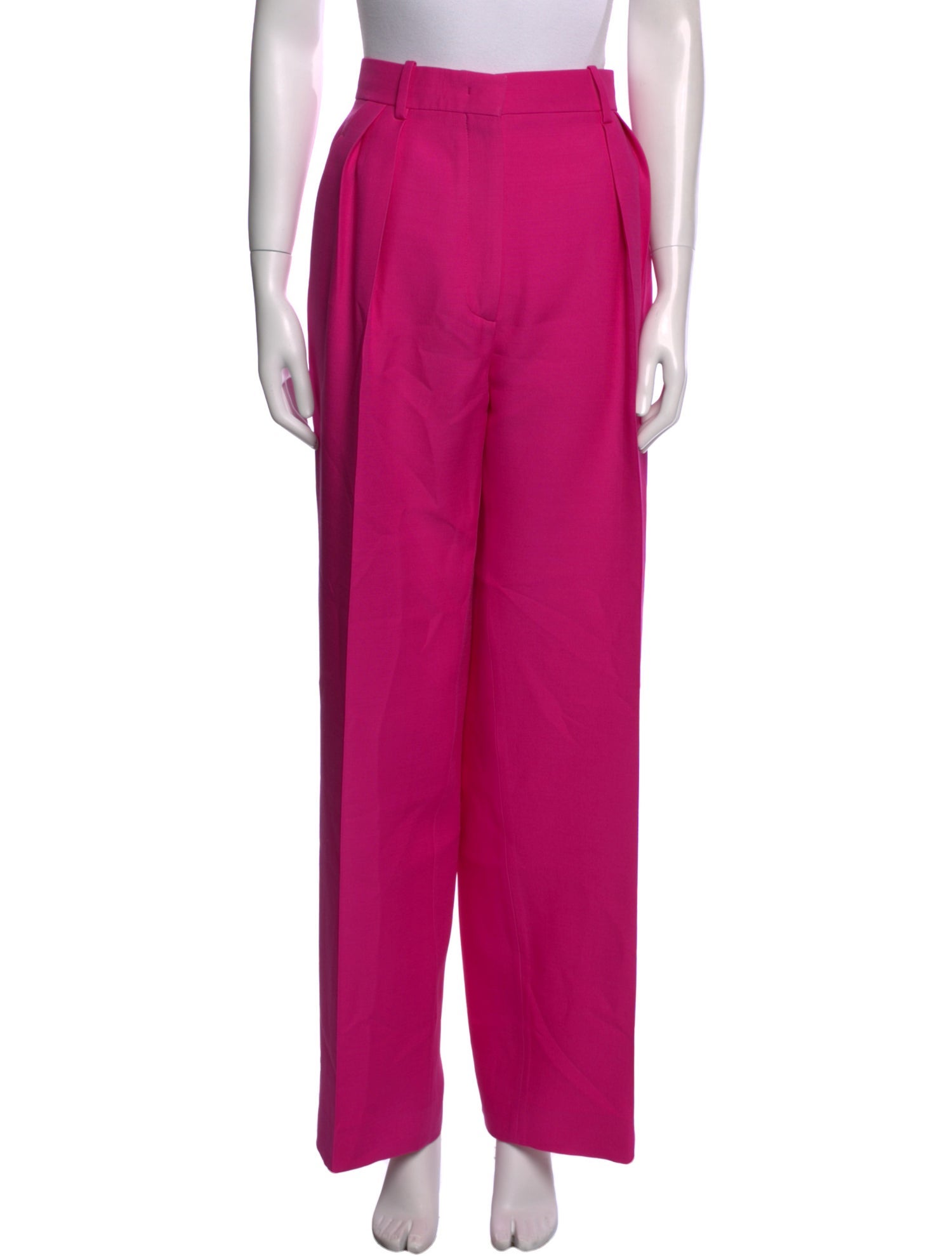 Valentino Virgin Wool Wide Leg Pants