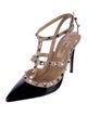 Valentino Rockstud Accents Patent Leather Pumps