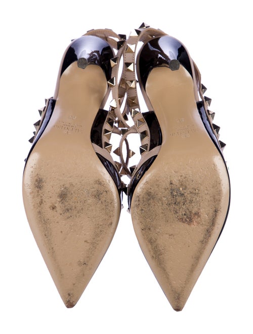 Valentino Rockstud Accents Patent Leather Pumps