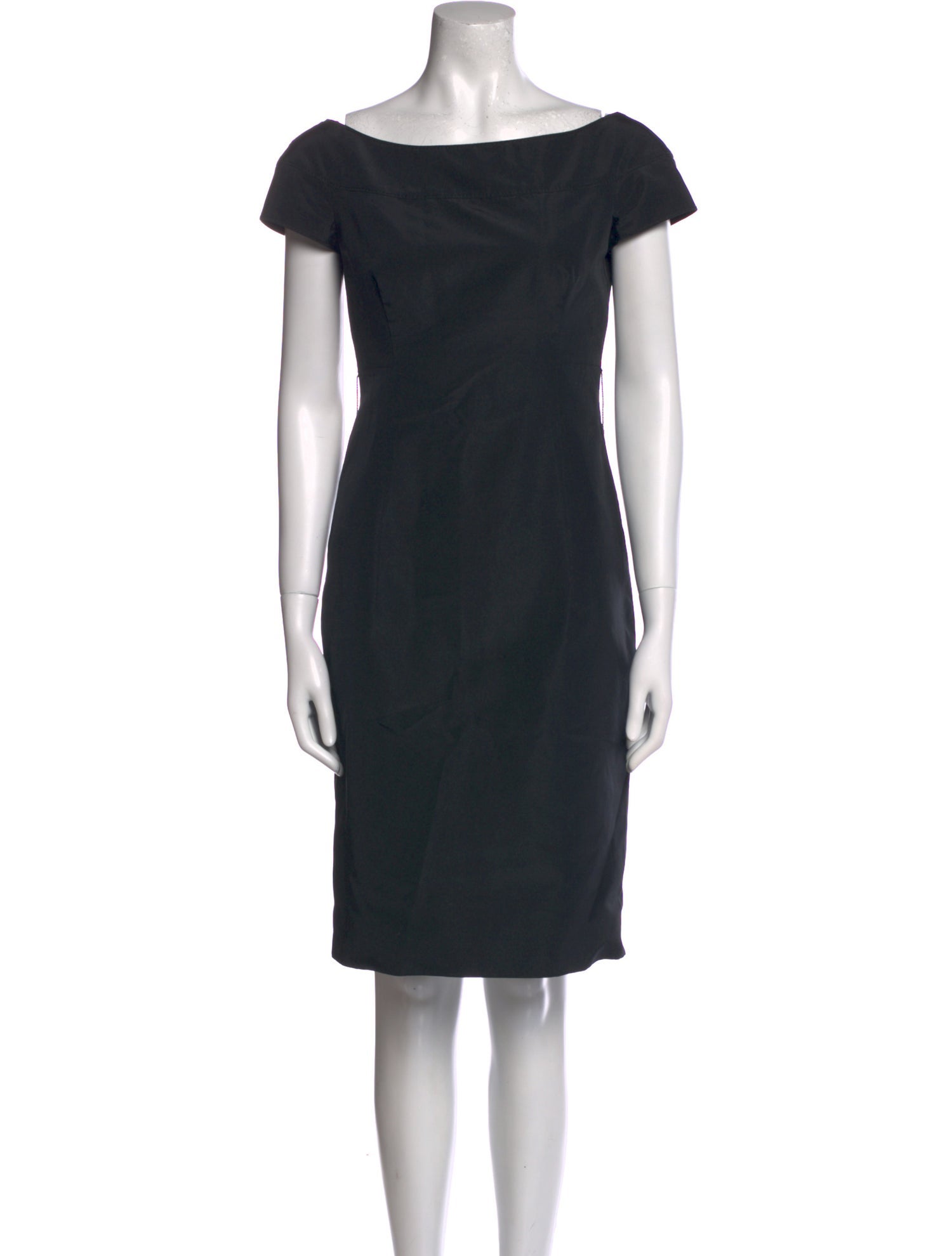 Valentino Bateau Neckline Knee-Length Dress