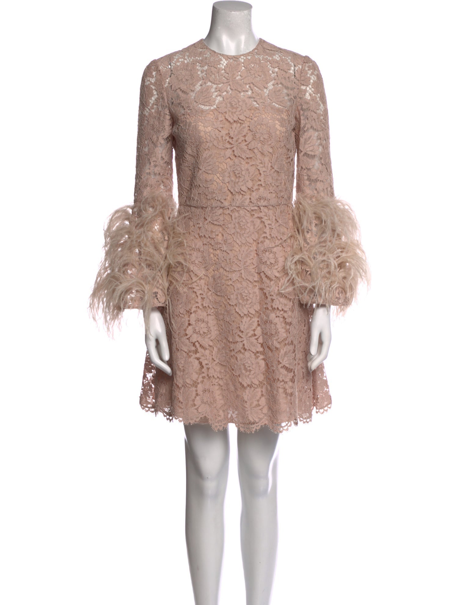Valentino Lace Pattern Mini Dress
