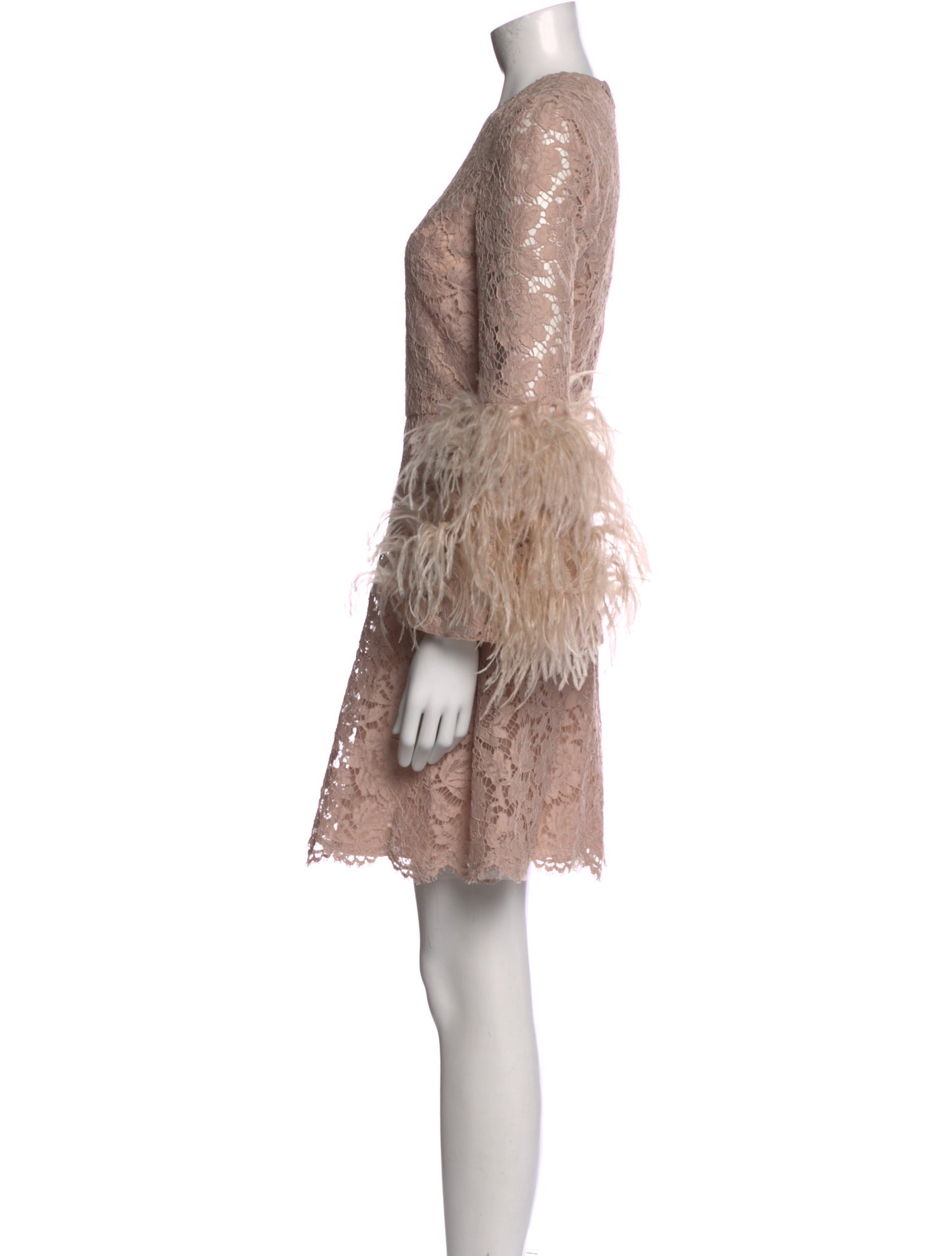 Valentino Lace Pattern Mini Dress