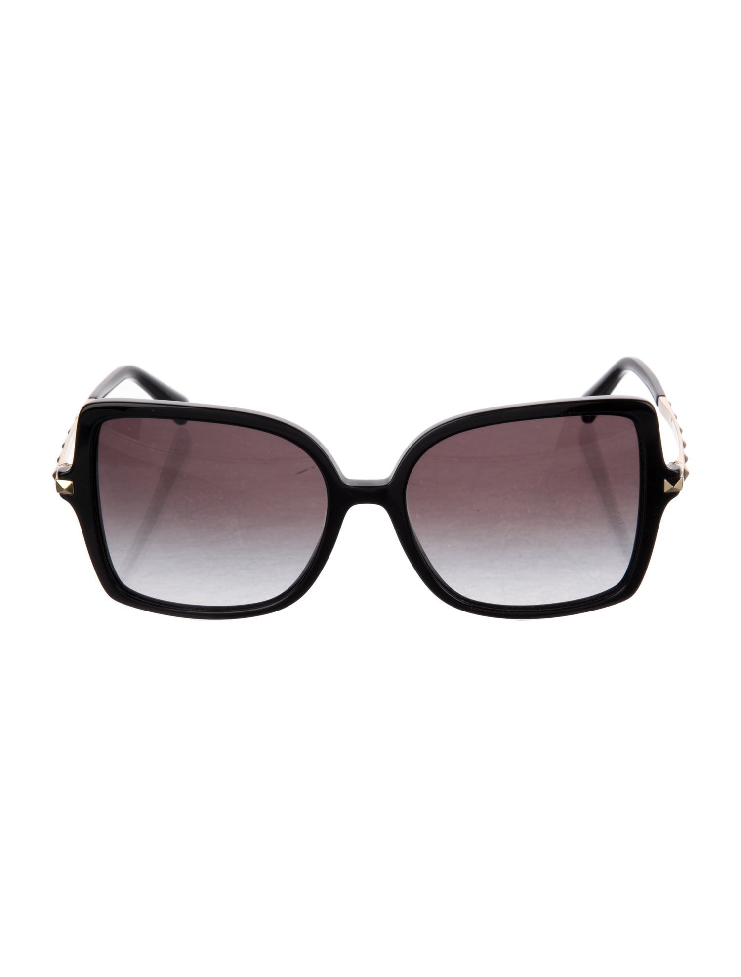 Valentino Rockstud Accents Oversize Sunglasses