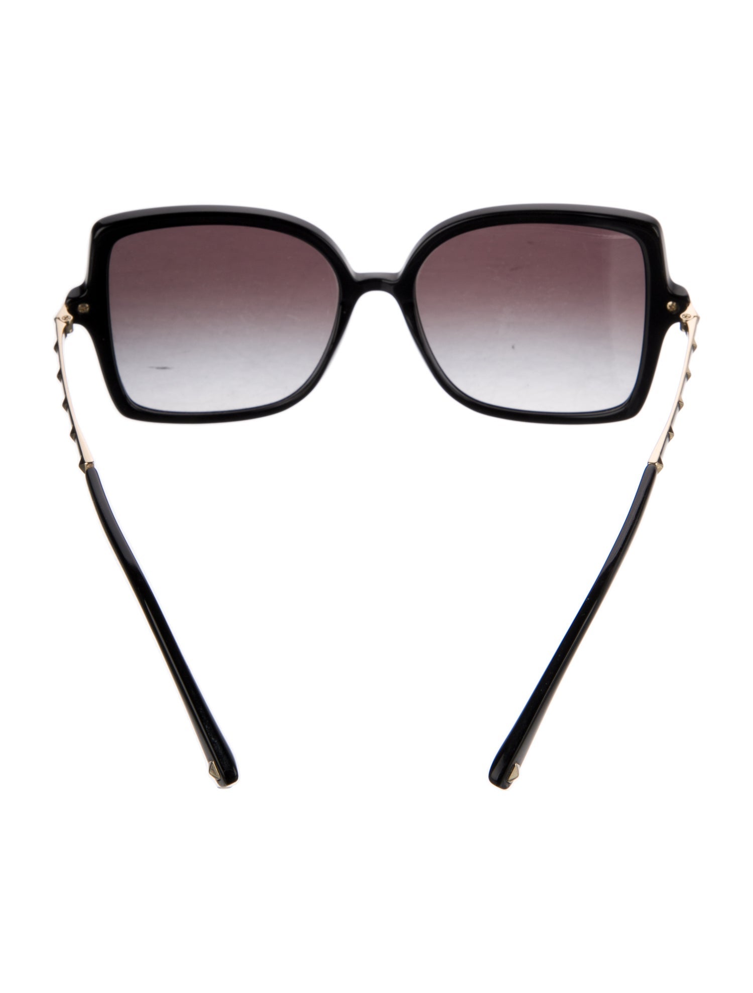 Valentino Rockstud Accents Oversize Sunglasses